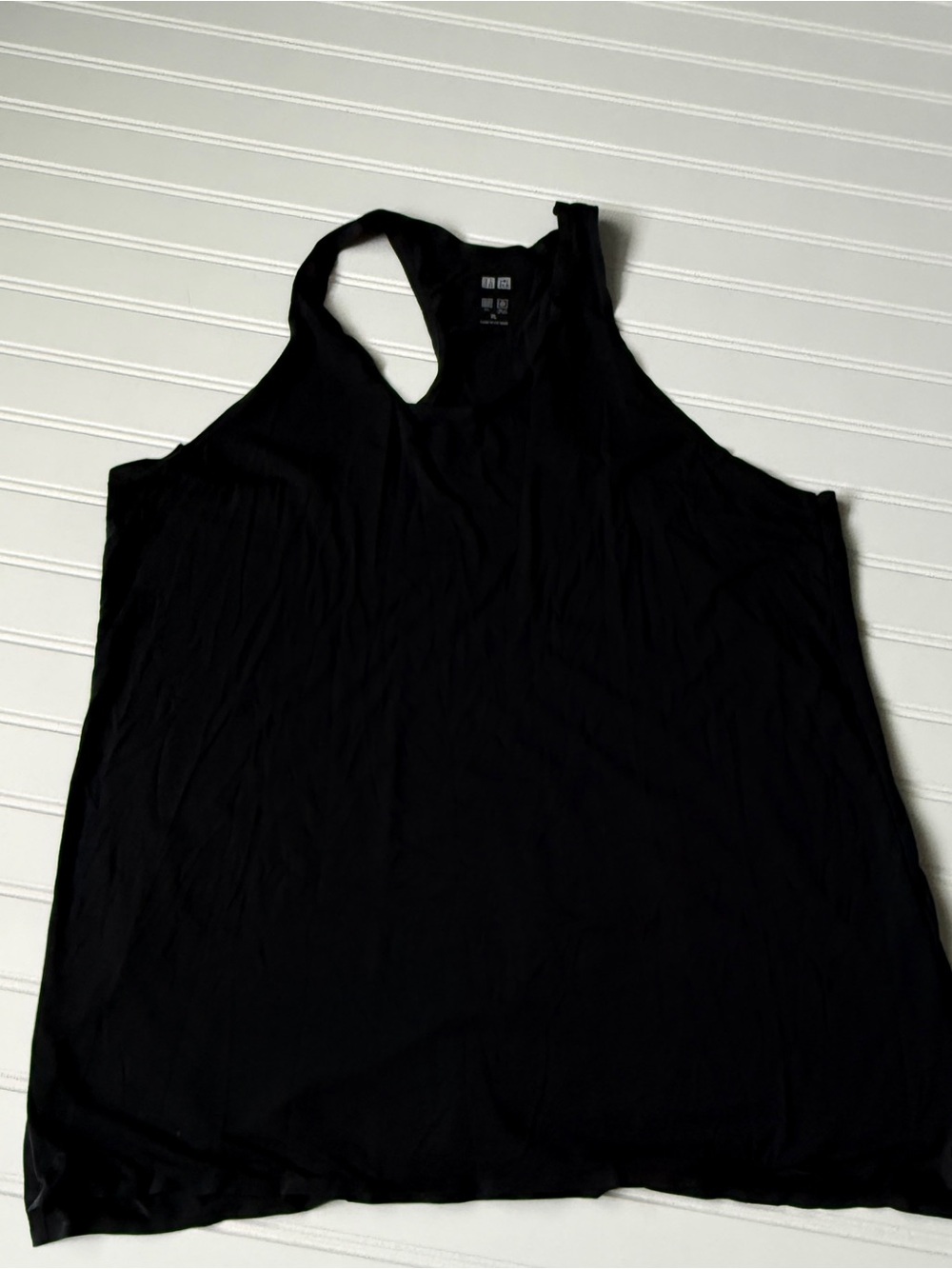 Uniqlo Black Racerback Tank Top - Women's Workout & Casual
